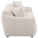 Destino Chenille Upholstered Splayed Arm Sofa Greige | King | Beige | Greige | 509301