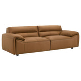 Buxton Top Grain Leather Upholstered Sofa Orange | Full | Orange | 509501