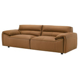 Buxton Top Grain Leather Upholstered Sofa Orange | Full | Orange | 509501