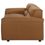 Buxton Top Grain Leather Upholstered Sofa Orange | Full | Orange | 509501
