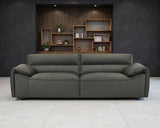 Buxton Top Grain Leather Upholstered Sofa Graphite | Full | Grey | Graphite | 509504