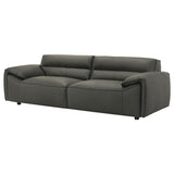 Buxton Top Grain Leather Upholstered Sofa Graphite | Full | Grey | Graphite | 509504