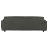 Buxton Top Grain Leather Upholstered Sofa Graphite | Full | Grey | Graphite | 509504