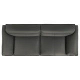 Buxton Top Grain Leather Upholstered Sofa Graphite | Full | Grey | Graphite | 509504