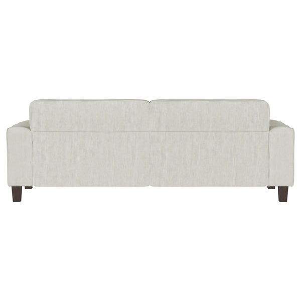 Deerhurst Upholstered Track Arm Tufted Sofa Greige