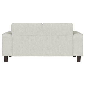 Deerhurst Upholstered Track Arm Tufted Loveseat Greige