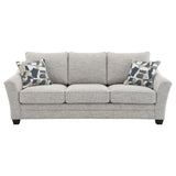 Tomkins 2-piece Boucle Upholstered Sofa Set Light Grey | Grey | Light Grey | 509671-S2