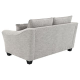 Tomkins Boucle Upholstered Loveseat Light Grey | Full | Grey | Light Grey | 509672
