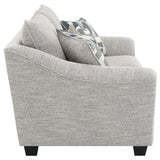 Tomkins Boucle Upholstered Loveseat Light Grey | Full | Grey | Light Grey | 509672