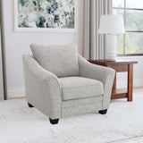 Tomkins Boucle Upholstered Chair Light Grey | Grey | Light Grey | 509673