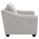 Tomkins Boucle Upholstered Chair Light Grey | Grey | Light Grey | 509673