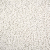 Dorset Fabric Upholstered Round Track Arm Loveseat White | White | 509812