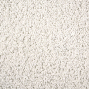 Dorset Fabric Upholstered Round Track Arm Loveseat White