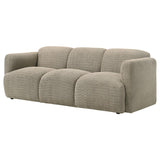 Dorset Fabric Upholstered Round Track Arm Sofa Brown | Full | Brown | 509814