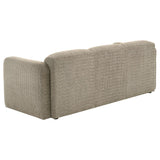 Dorset Fabric Upholstered Round Track Arm Sofa Brown | Full | Brown | 509814