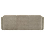 Dorset Fabric Upholstered Round Track Arm Sofa Brown | Full | Brown | 509814