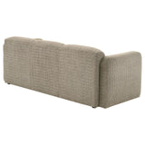 Dorset Fabric Upholstered Round Track Arm Sofa Brown | Full | Brown | 509814