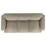 Dorset Fabric Upholstered Round Track Arm Sofa Brown | Full | Brown | 509814