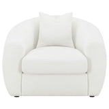 Isabella 3-piece Faux Sheepskin Upholstered Sofa Set Natural | 3-piece | 509871-S3