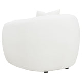 Isabella 3-piece Faux Sheepskin Upholstered Sofa Set Natural | 3-piece | 509871-S3