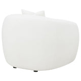 Isabella Faux Sheepskin Upholstered Accent Chair Natural | Ivory | 509873