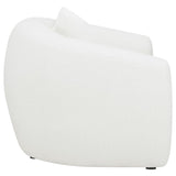 Isabella Faux Sheepskin Upholstered Accent Chair Natural | Ivory | 509873