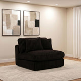 Blaine Upholstered Armless Chair Chocolate | Brown | Chocolate Brown | 509877