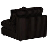 Blaine Upholstered Armless Chair Chocolate | Brown | Chocolate Brown | 509877