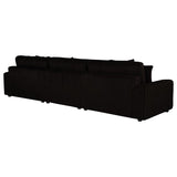 Blaine Upholstered Reversible Chaise Sectional Sofa Chocolate | Brown | Chocolate Brown | 509879-SET