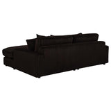Blaine Upholstered Reversible Chaise Sectional Sofa Chocolate | Brown | Chocolate Brown | 509879