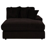 Blaine Upholstered Reversible Chaise Sectional Sofa Chocolate | Brown | Chocolate Brown | 509879