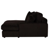 Blaine Upholstered Reversible Chaise Sectional Sofa Chocolate | Brown | Chocolate Brown | 509879