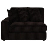 Blaine Upholstered Reversible Chaise Sectional Sofa Chocolate | Brown | Chocolate Brown | 509879