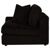 Blaine Upholstered Reversible Chaise Sectional Sofa Chocolate | Brown | Chocolate Brown | 509879