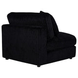 Blaine Upholstered Armless Chair Black | Black | 509887