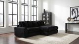 Blaine Upholstered Reversible Chaise Sectional Sofa Black | Black | 509889