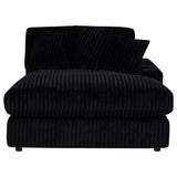 Blaine Upholstered Reversible Chaise Sectional Sofa Black | Black | 509889