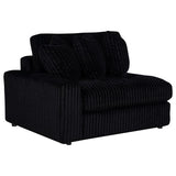 Blaine Upholstered Reversible Chaise Sectional Sofa Black | Black | 509889