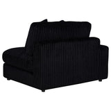 Blaine Upholstered Reversible Chaise Sectional Sofa Black | Black | 509889