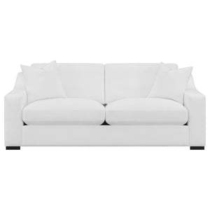 Ashlyn Upholstered Sloped Arm Sofa White
