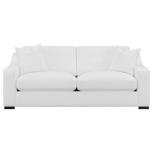 Ashlyn Upholstered Sloped Arm Sofa White