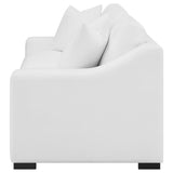Ashlyn Upholstered Sloped Arm Sofa White | White | 509891