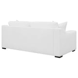 Ashlyn Upholstered Sloped Arm Sofa White | White | 509891