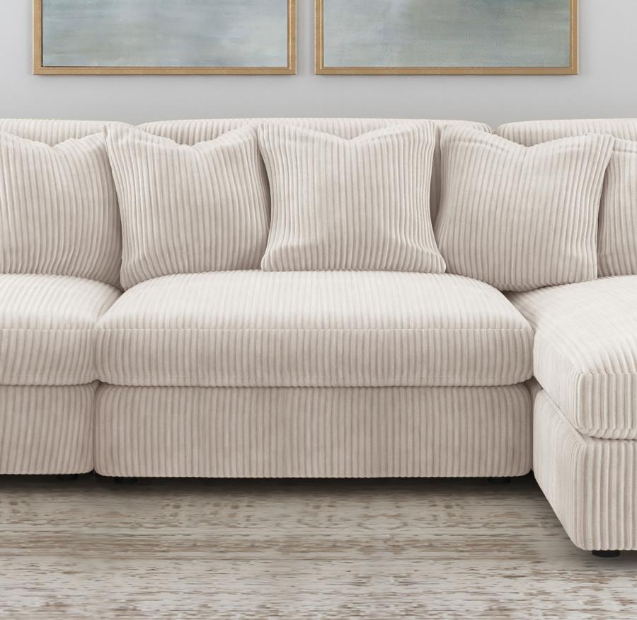 Blaine Upholstered Armless Chair Sand | Beige | Sand | 509897