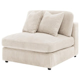 Blaine Upholstered Armless Chair Sand | Beige | Sand | 509897