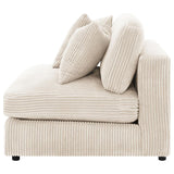 Blaine Upholstered Armless Chair Sand | Beige | Sand | 509897