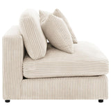 Blaine Upholstered Armless Chair Sand | Beige | Sand | 509897