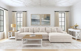 Blaine Upholstered Reversible Chaise Sectional Sofa Sand | Beige | Sand | 509899-SET