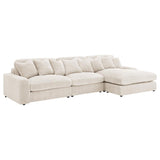 Blaine Upholstered Reversible Chaise Sectional Sofa Sand | Beige | Sand | 509899-SET