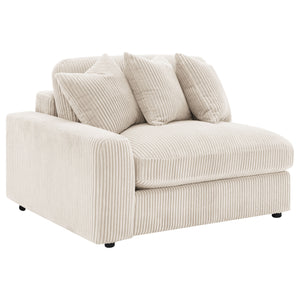 Blaine Upholstered Reversible Chaise Sectional Sofa Sand
